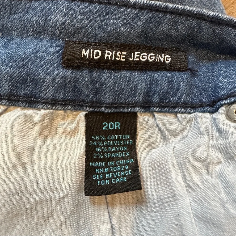 Rue 21 mid rise jeggings size 20R - Picture 7 of 9